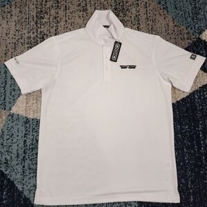 NWT Ogio Men's Tuf-Tug Embroidered White Polo Shirt Size Large